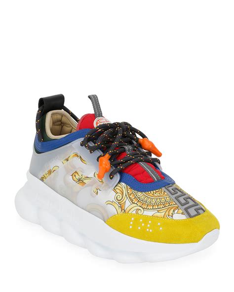 buy discounted versace chain reaction|authentic versace chain reaction sneakers.